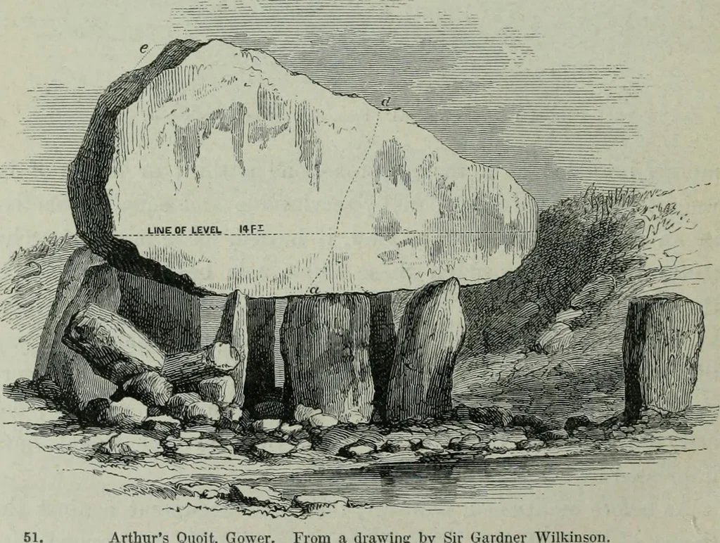 An illustration from Rude stone monuments in all countries : their age and uses, 1872, leaf 195