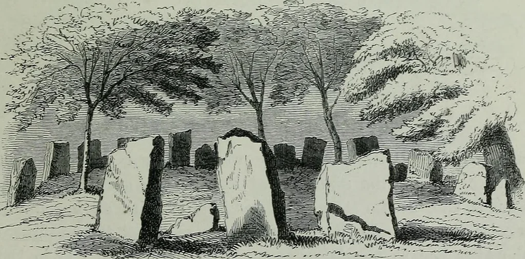 An illustration from Rude stone monuments in all countries : their age and uses, 1872, leaf 202