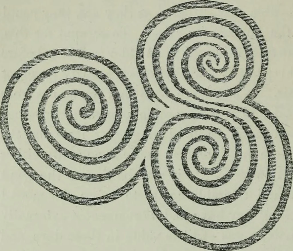 An illustration from Rude stone monuments in all countries : their age and uses, 1872, leaf 231