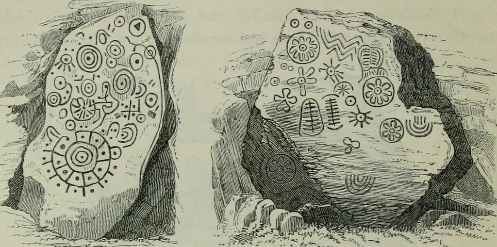 An illustration from Rude stone monuments in all countries : their age and uses, 1872, leaf 241
