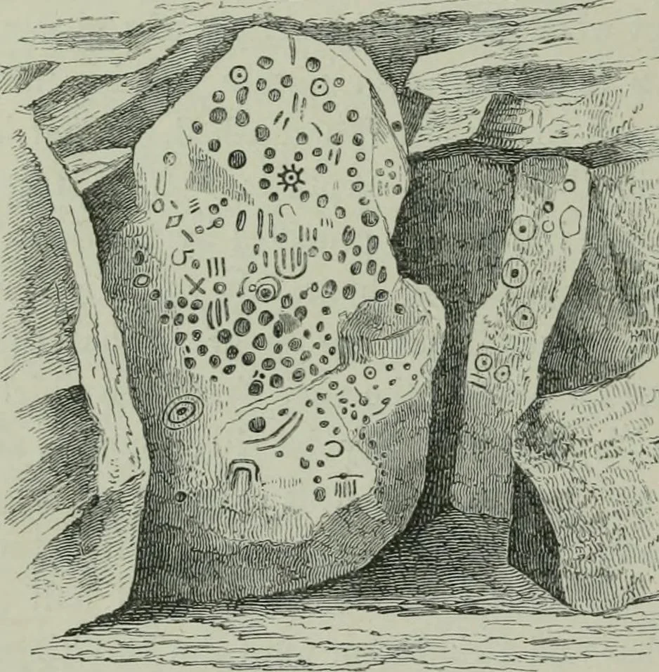 An illustration from Rude stone monuments in all countries : their age and uses, 1872, leaf 247