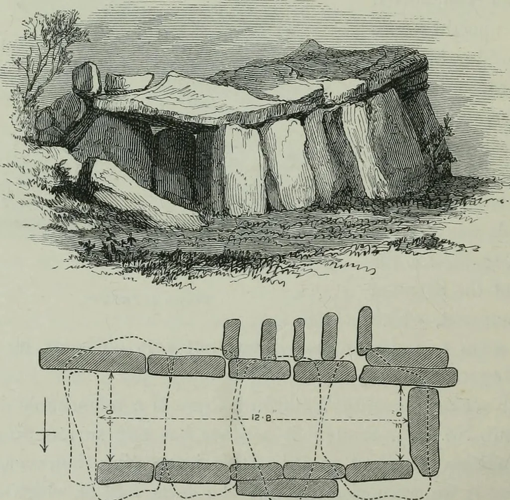 An illustration from Rude stone monuments in all countries : their age and uses, 1872, leaf 255
