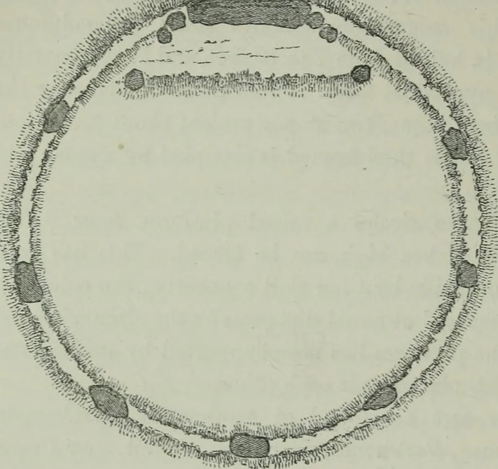 An illustration from Rude stone monuments in all countries : their age and uses, 1872, leaf 289