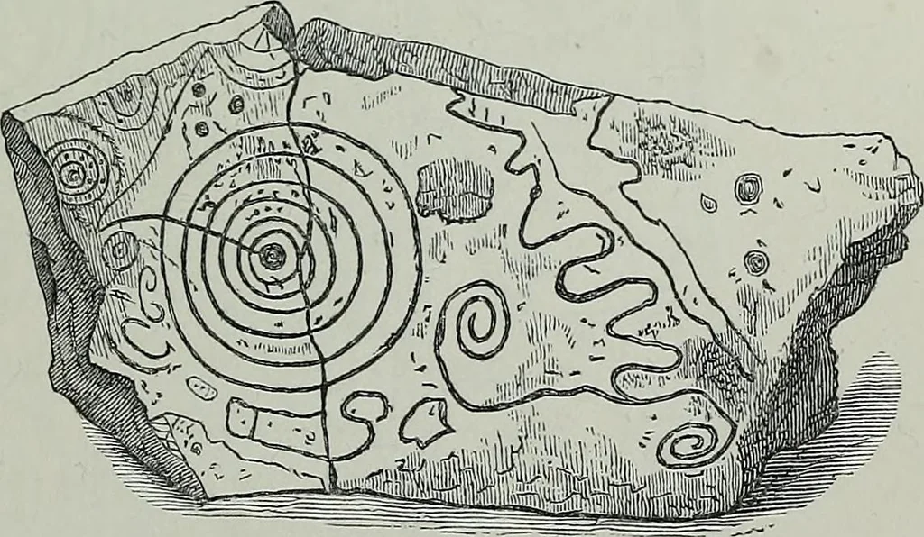 An illustration from Rude stone monuments in all countries : their age and uses, 1872, leaf 292
