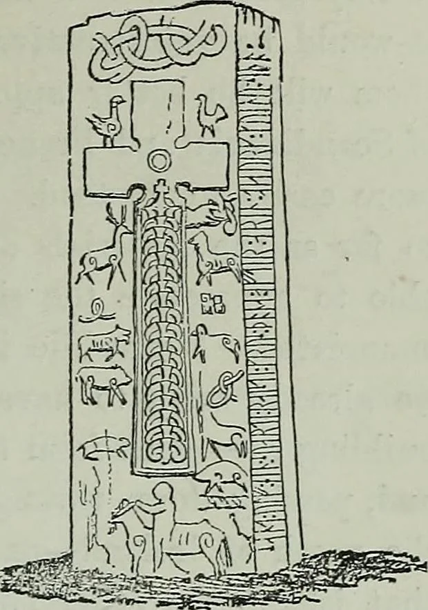 An illustration from Rude stone monuments in all countries : their age and uses, 1872, leaf 298