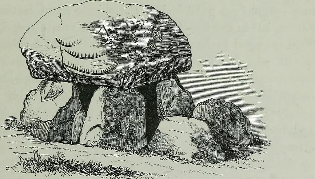 An illustration from Rude stone monuments in all countries : their age and uses, 1872, leaf 328