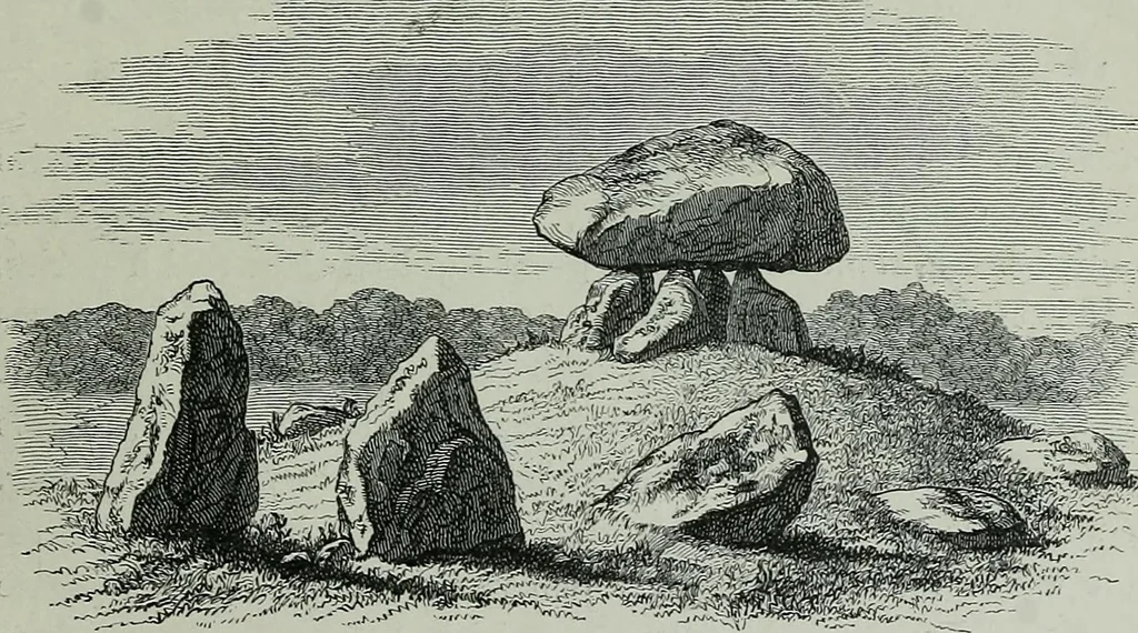 An illustration from Rude stone monuments in all countries : their age and uses, 1872, leaf 330