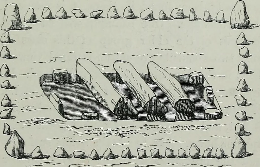An illustration from Rude stone monuments in all countries : their age and uses, 1872, leaf 334