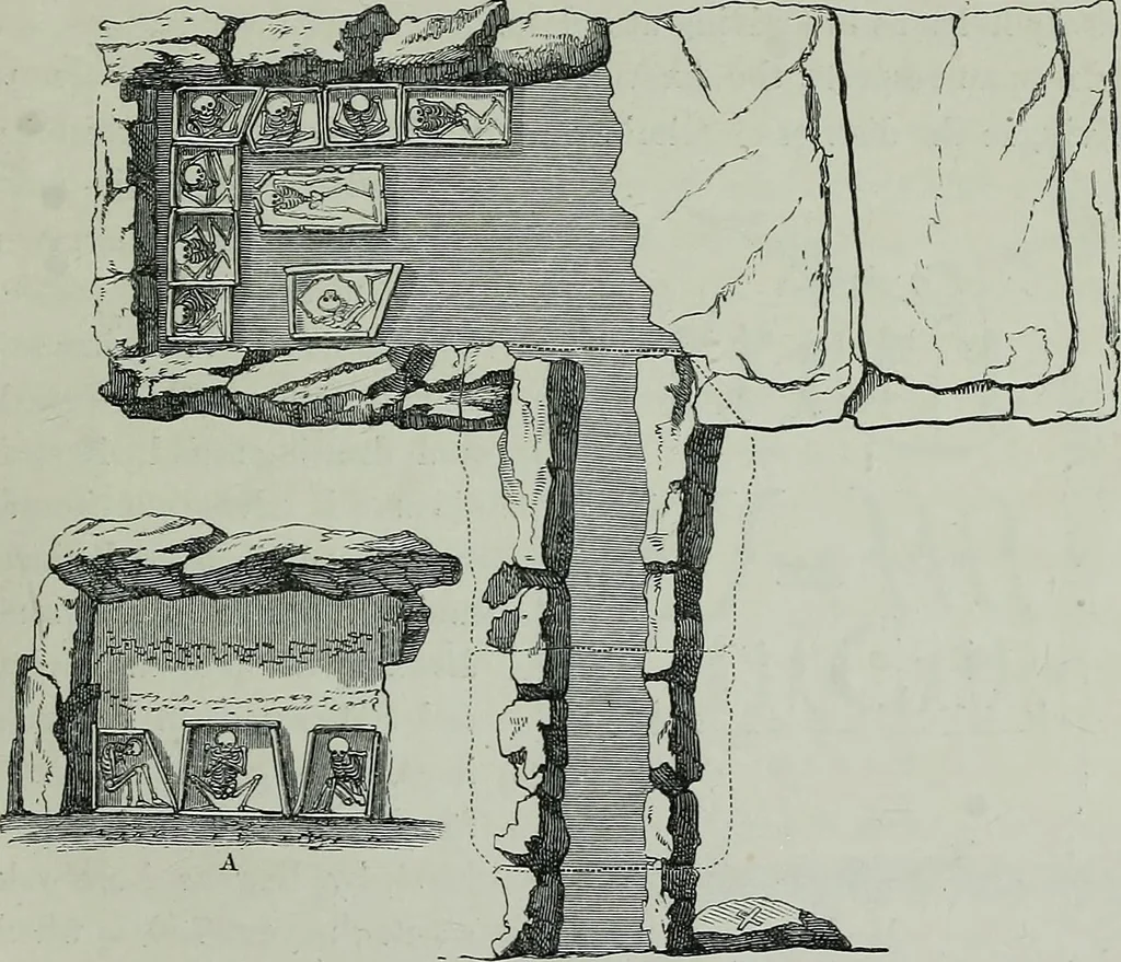 An illustration from Rude stone monuments in all countries : their age and uses, 1872, leaf 338