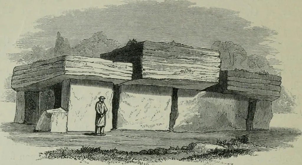 An illustration from Rude stone monuments in all countries : their age and uses, 1872, leaf 367