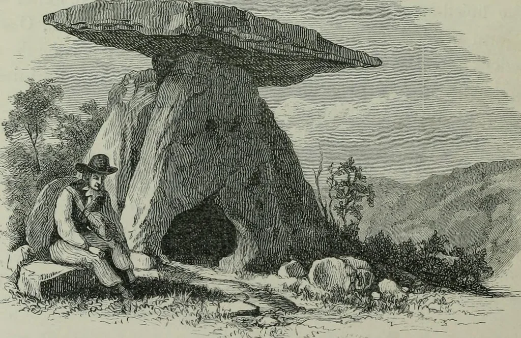 An illustration from Rude stone monuments in all countries : their age and uses, 1872, leaf 369