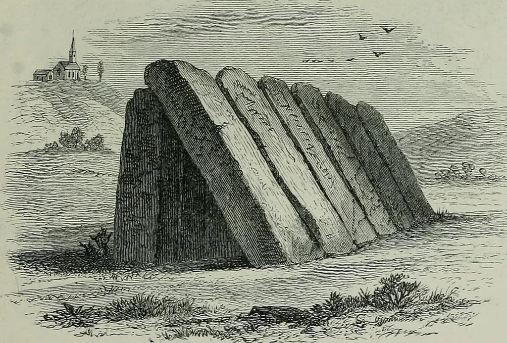 An illustration from Rude stone monuments in all countries : their age and uses, 1872, leaf 370