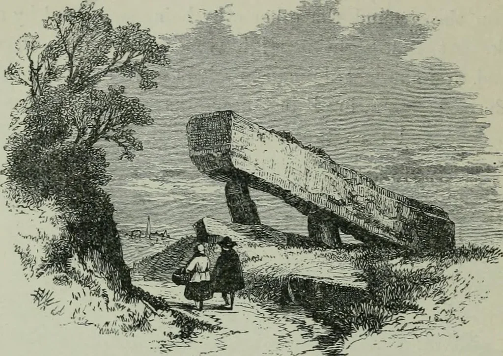 An illustration from Rude stone monuments in all countries : their age and uses, 1872, leaf 371