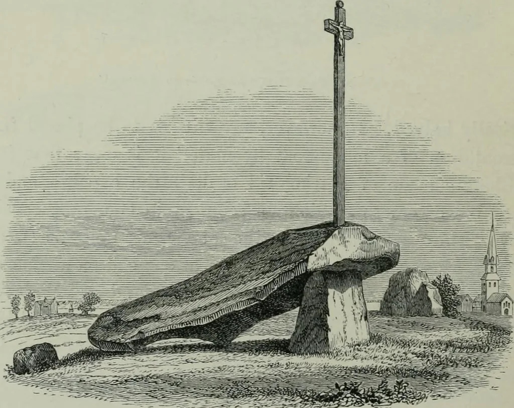 An illustration from Rude stone monuments in all countries : their age and uses, 1872, leaf 371