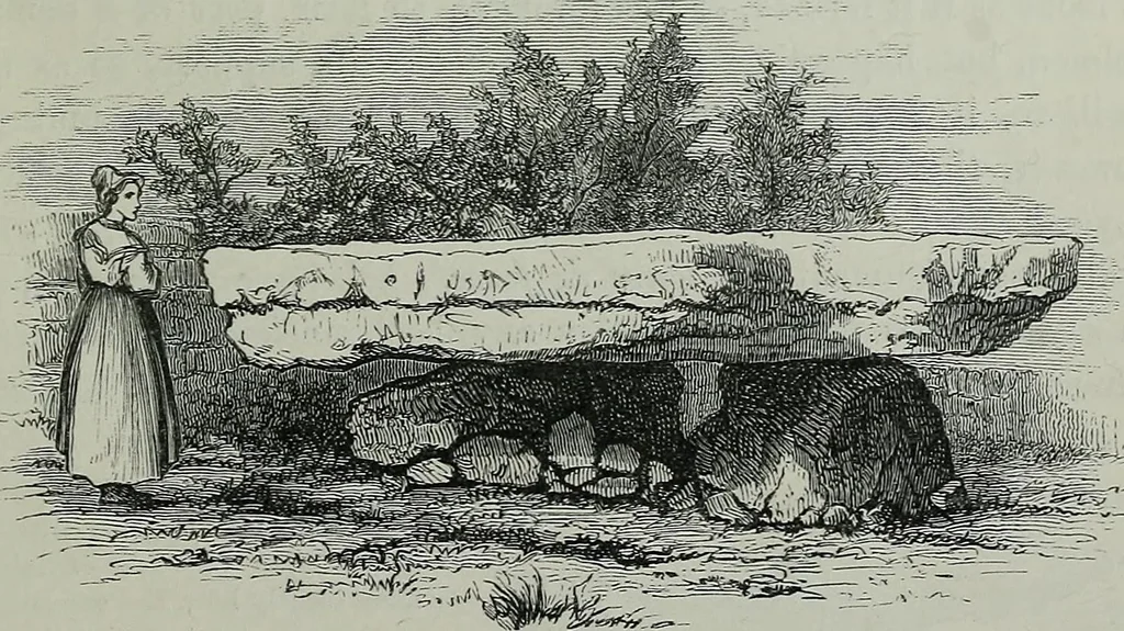 An illustration from Rude stone monuments in all countries : their age and uses, 1872, leaf 372