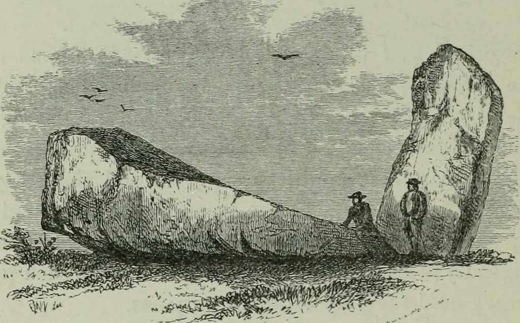 An illustration from Rude stone monuments in all countries : their age and uses, 1872, leaf 373