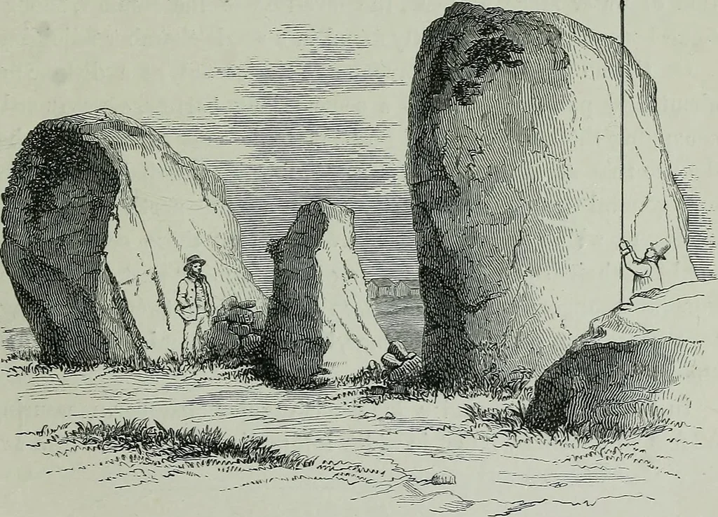 An illustration from Rude stone monuments in all countries : their age and uses, 1872, leaf 380