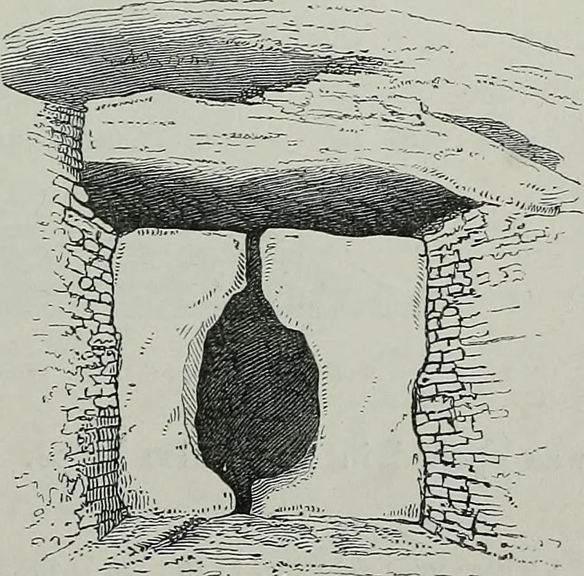 An illustration from Rude stone monuments in all countries : their age and uses, 1872, leaf 382