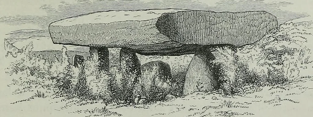 An illustration from Rude stone monuments in all countries : their age and uses, 1872, leaf 386