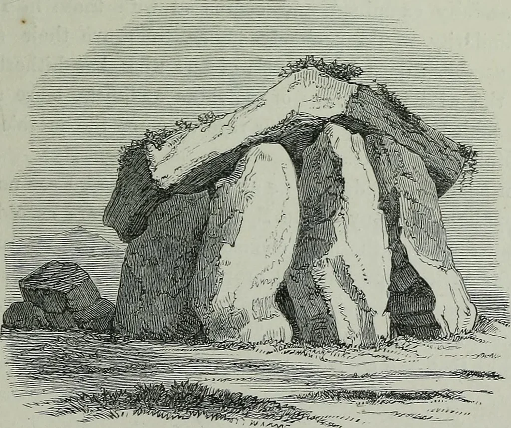 An illustration from Rude stone monuments in all countries : their age and uses, 1872, leaf 414