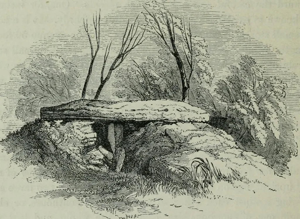 An illustration from Rude stone monuments in all countries : their age and uses, 1872, leaf 417