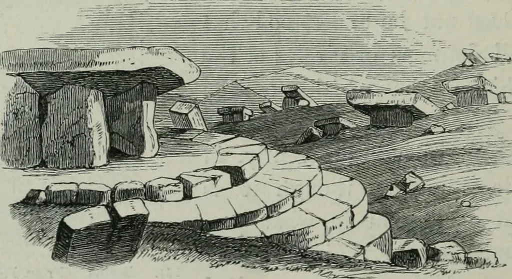An illustration from Rude stone monuments in all countries : their age and uses, 1872, leaf 423