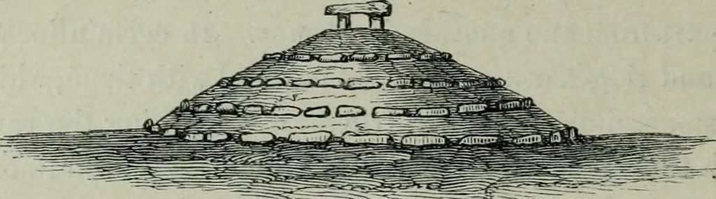 An illustration from Rude stone monuments in all countries : their age and uses, 1872, leaf 425