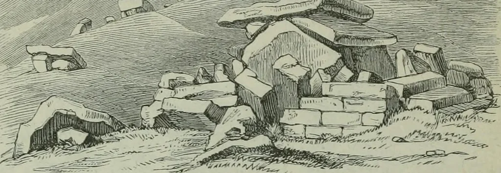 An illustration from Rude stone monuments in all countries : their age and uses, 1872, leaf 427