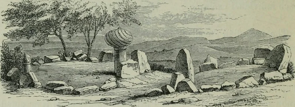 An illustration from Rude stone monuments in all countries : their age and uses, 1872, leaf 429
