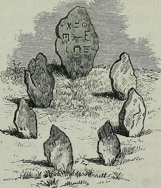 An illustration from Rude stone monuments in all countries : their age and uses, 1872, leaf 430