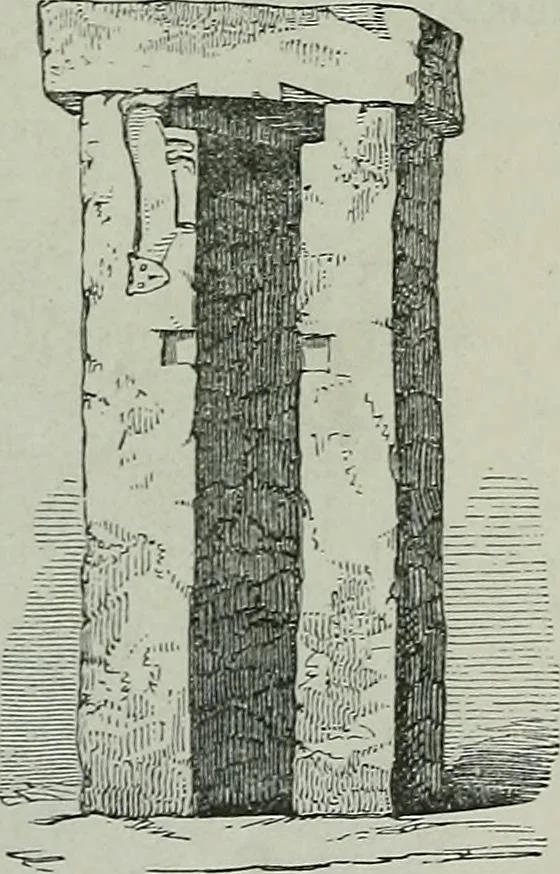 An illustration from Rude stone monuments in all countries : their age and uses, 1872, leaf 436