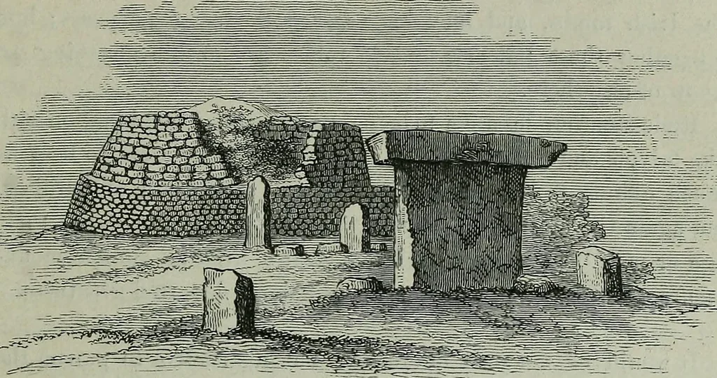 An illustration from Rude stone monuments in all countries : their age and uses, 1872, leaf 460