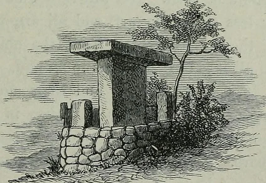 An illustration from Rude stone monuments in all countries : their age and uses, 1872, leaf 460