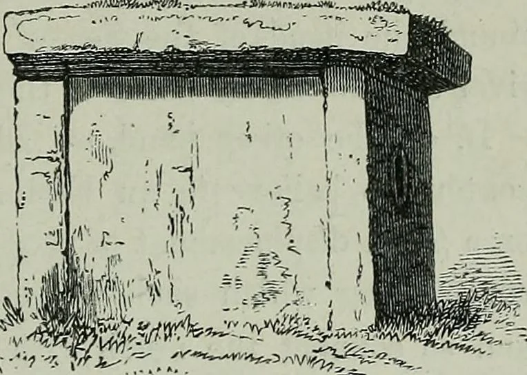 An illustration from Rude stone monuments in all countries : their age and uses, 1872, leaf 472