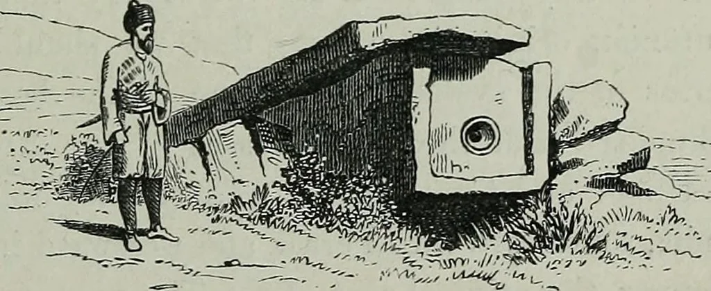 An illustration from Rude stone monuments in all countries : their age and uses, 1872, leaf 472