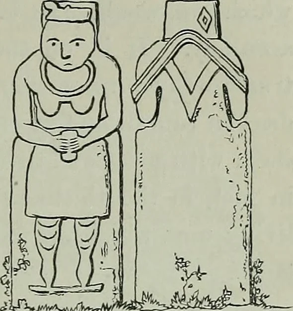 An illustration from Rude stone monuments in all countries : their age and uses, 1872, leaf 474