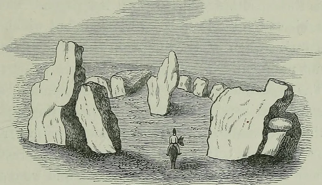 An illustration from Rude stone monuments in all countries : their age and uses, 1872, leaf 478
