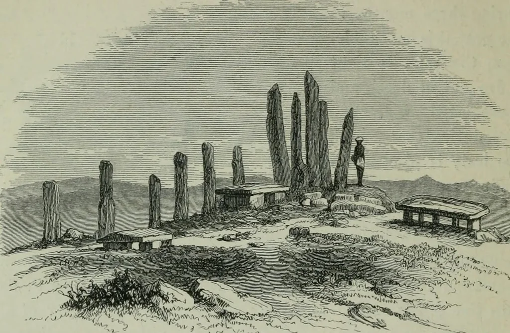 An illustration from Rude stone monuments in all countries : their age and uses, 1872, leaf 489
