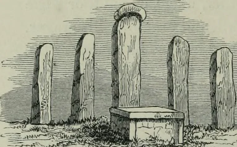 An illustration from Rude stone monuments in all countries : their age and uses, 1872, leaf 489