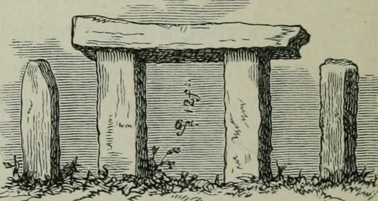 An illustration from Rude stone monuments in all countries : their age and uses, 1872, leaf 489