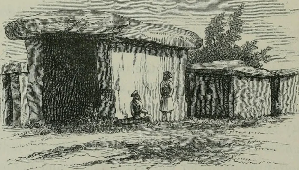 An illustration from Rude stone monuments in all countries : their age and uses, 1872, leaf 493