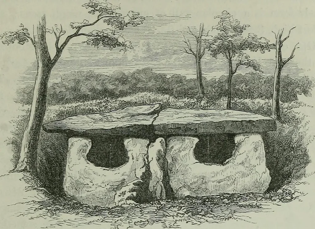An illustration from Rude stone monuments in all countries : their age and uses, 1872, leaf 498