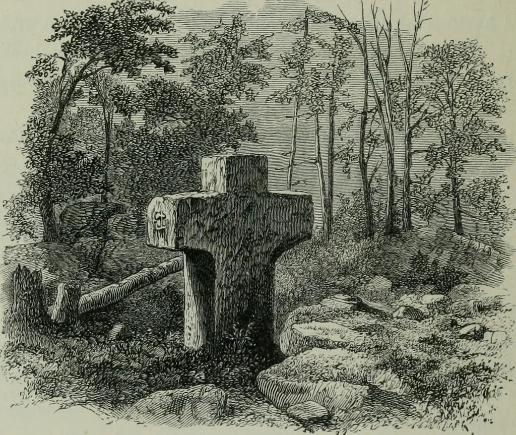 An illustration from Rude stone monuments in all countries : their age and uses, 1872, leaf 511