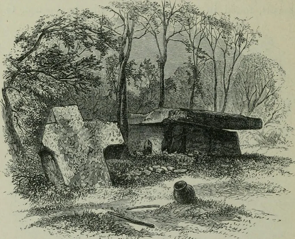 An illustration from Rude stone monuments in all countries : their age and uses, 1872, leaf 513