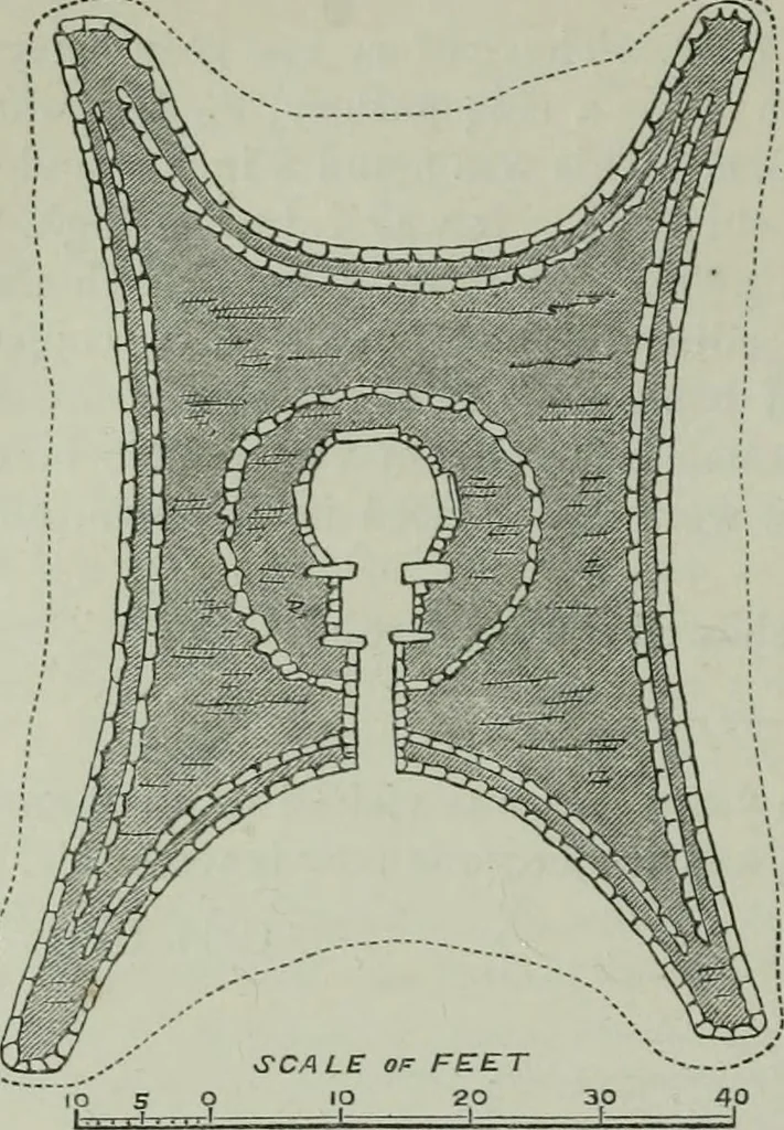 An illustration from Rude stone monuments in all countries : their age and uses, 1872, leaf 553