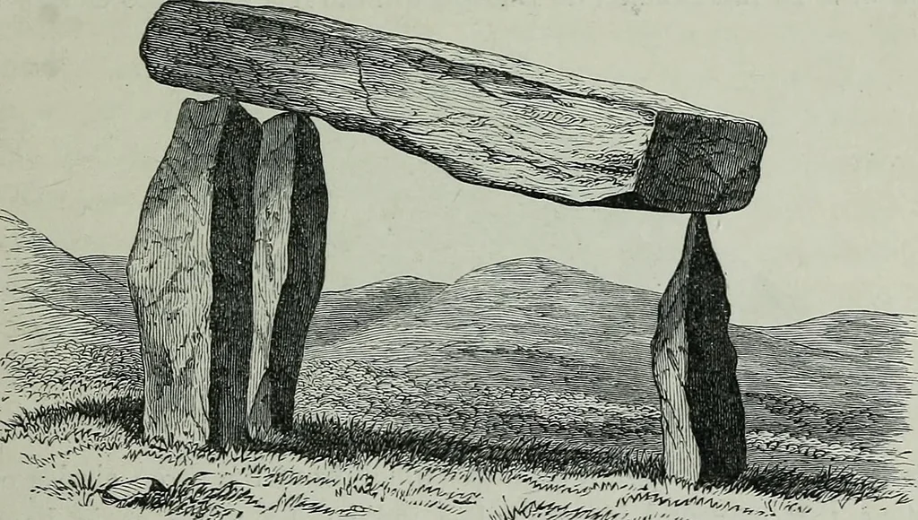 An illustration from Rude stone monuments in all countries : their age and uses, 1872, leaf 70