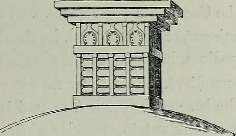 An illustration from Rude stone monuments in all countries : their age and uses, 1872, leaf 72