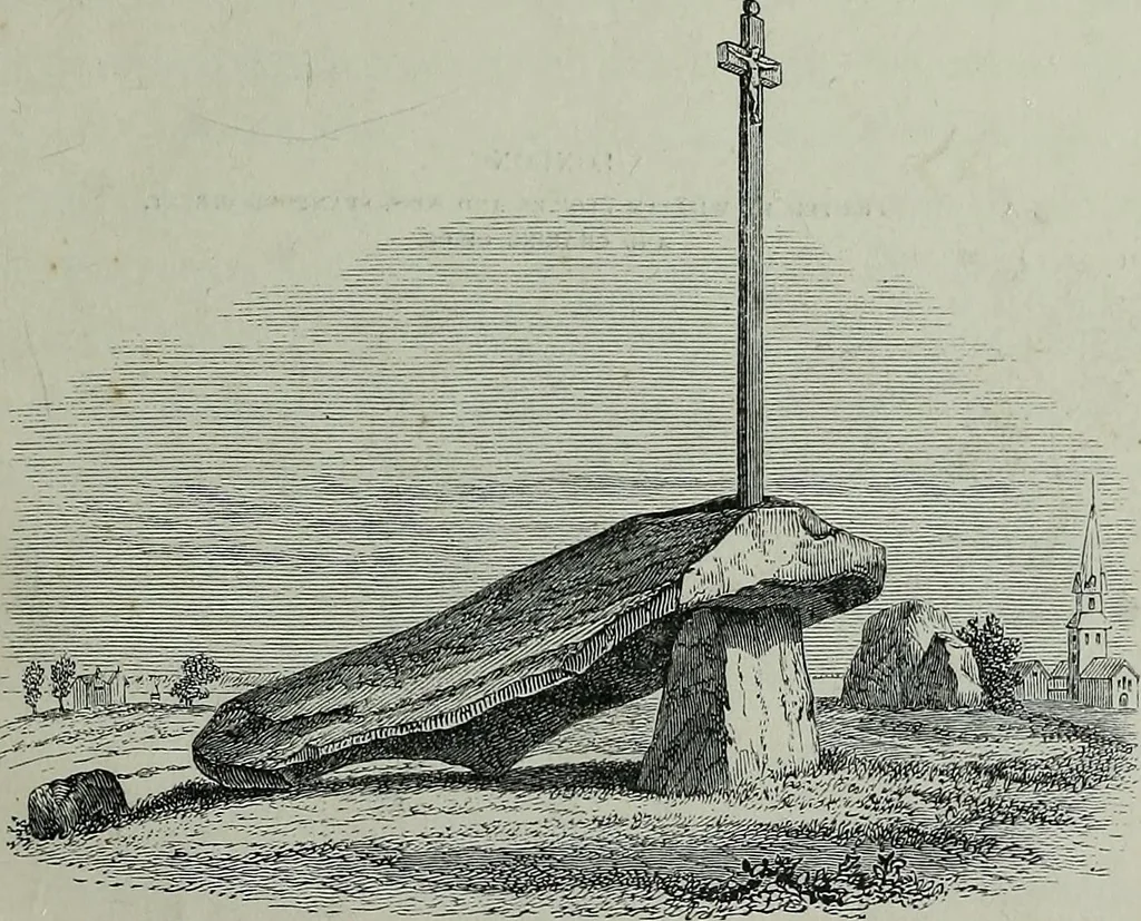 An illustration from Rude stone monuments in all countries : their age and uses, 1872, leaf 8
