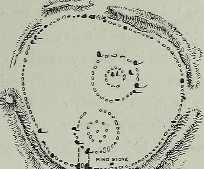 An illustration from Rude stone monuments in all countries : their age and uses, 1872, leaf 88