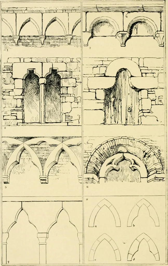 An illustration from The stones of Venice, 1851, leaf 153